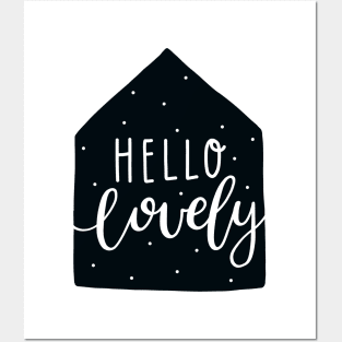 Hello Lovely - Scandinavian Posters and Art